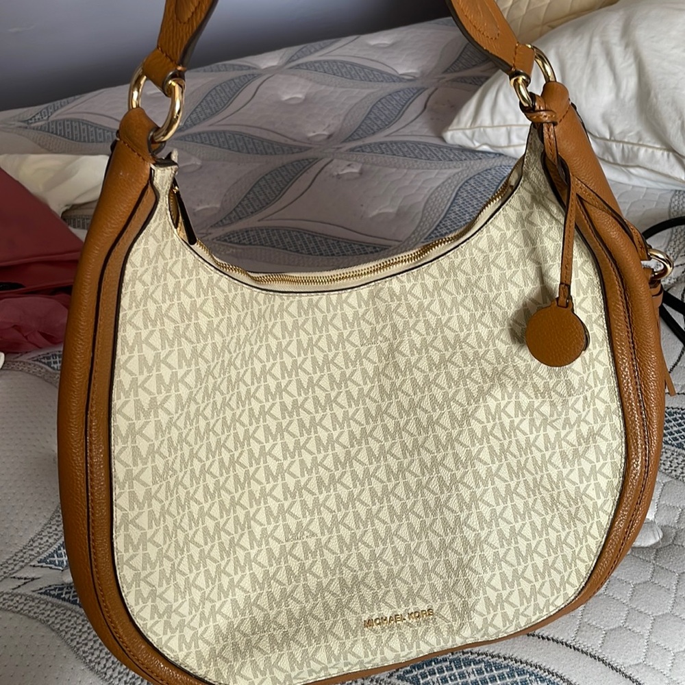 Tan Michael Kors bag